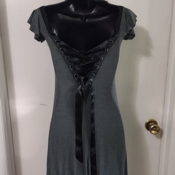 Lip Service Step in Time Teal Tunic Top or Dress Size Small EXCELLENT - Picture 9 of 15